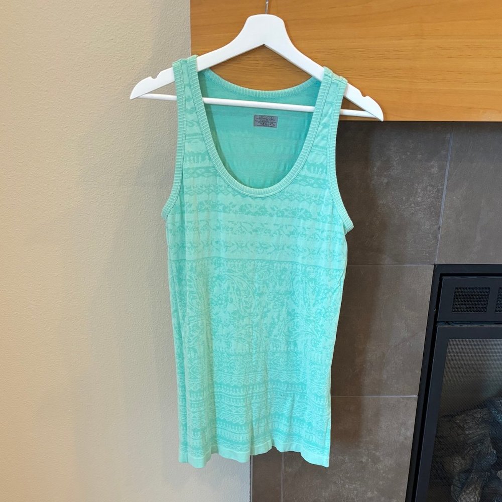 ATHLETA Women's Tank Green Size XL Running Travel Leisure